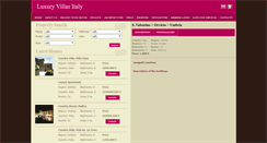 Desktop Screenshot of luxuryvillasitaly.net