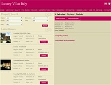 Tablet Screenshot of luxuryvillasitaly.net